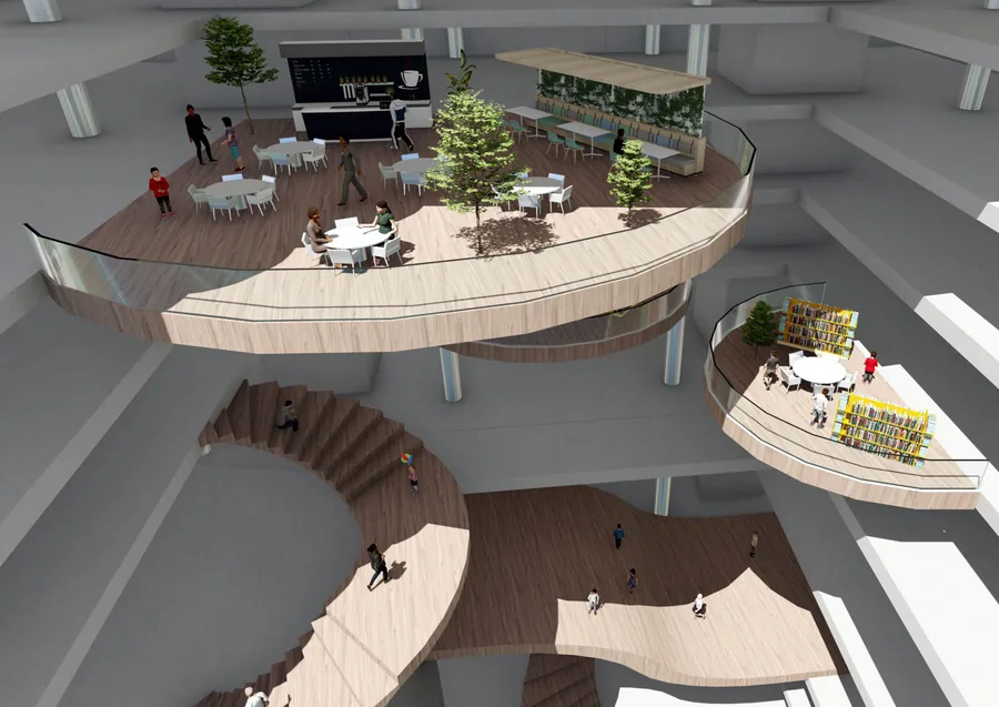 Render of the collaborative core