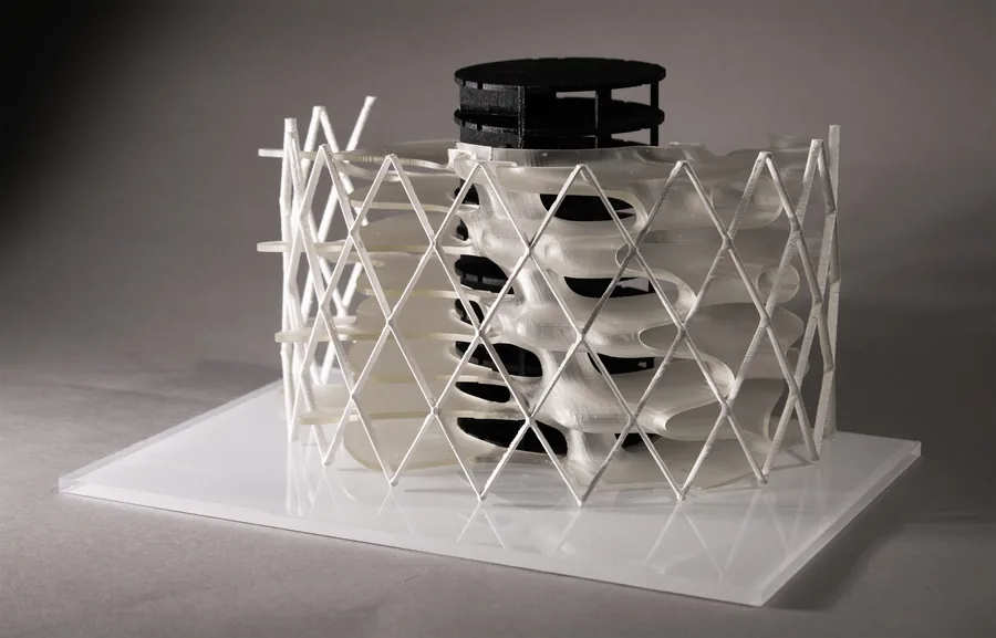 Physical Model 1:250 - 3D printed resin.