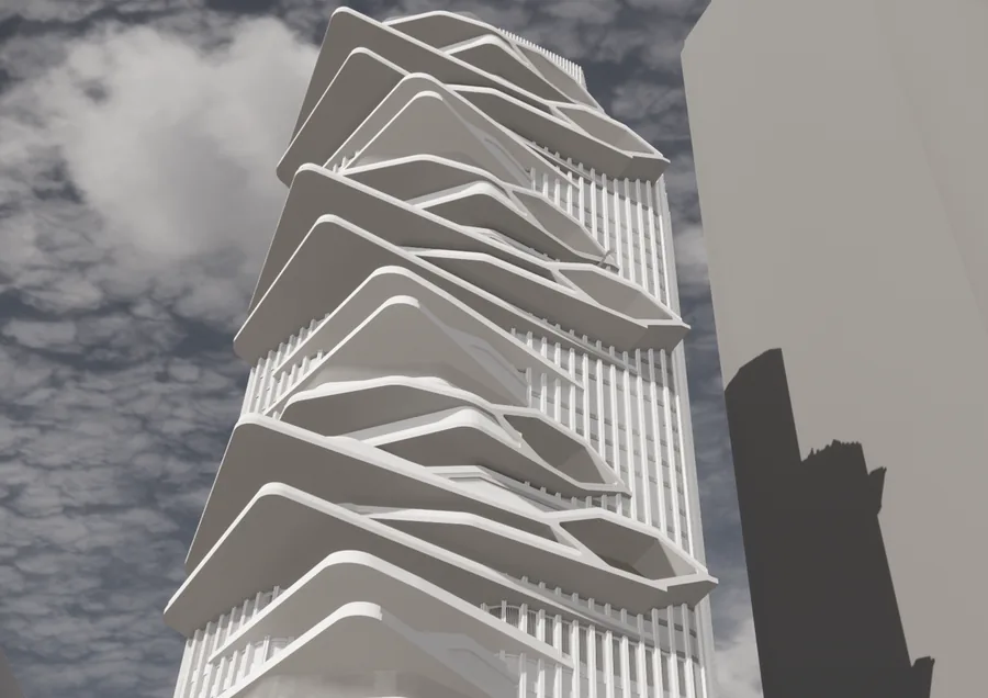 Whole tower render