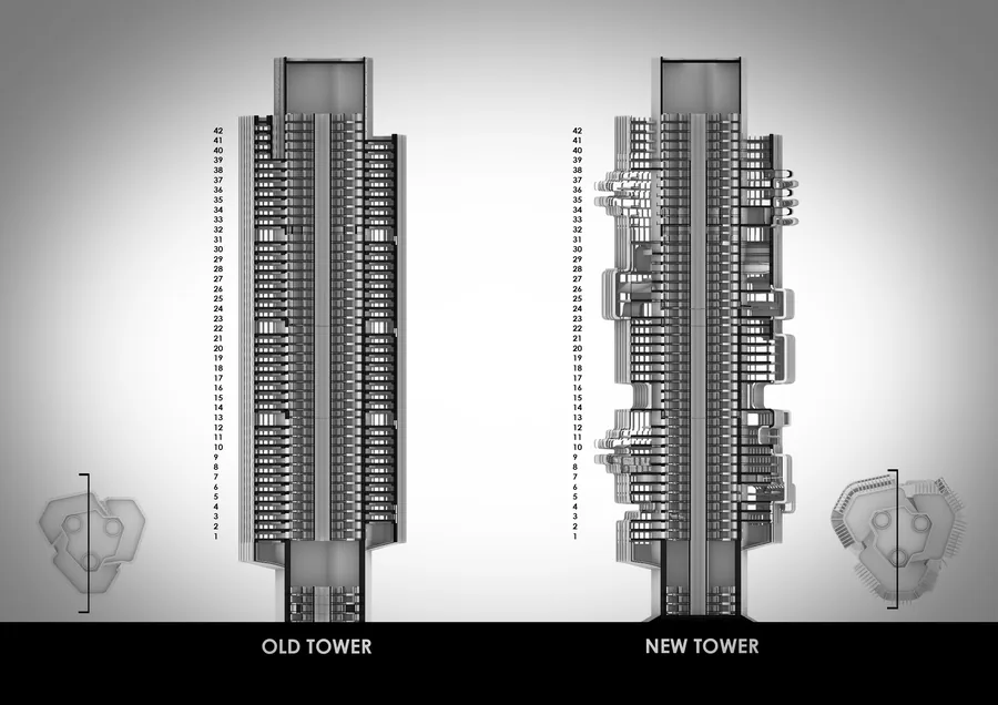 The project will address the static response of the City of London by critically deconstructing Tower 42 skin and bones, veins and flows to form interventions…