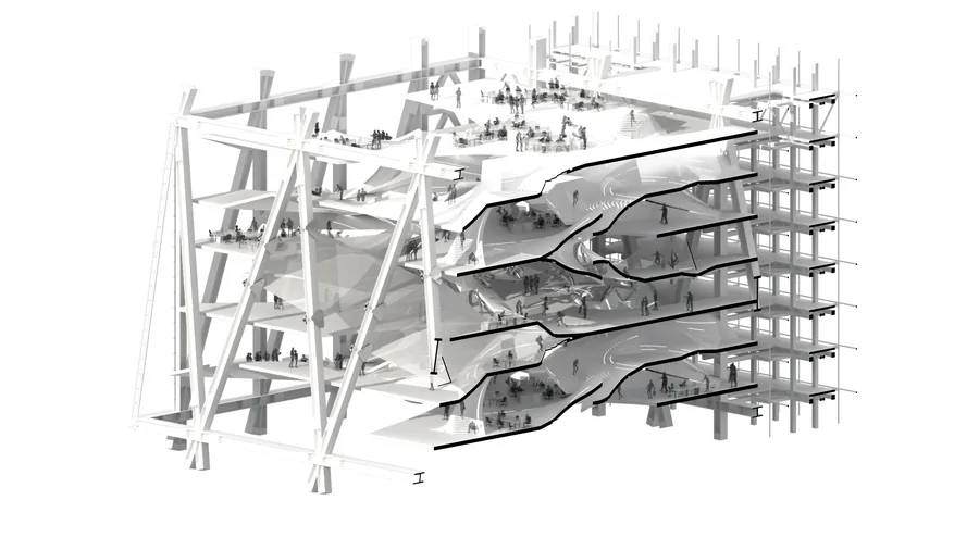 Sectional Axonometric