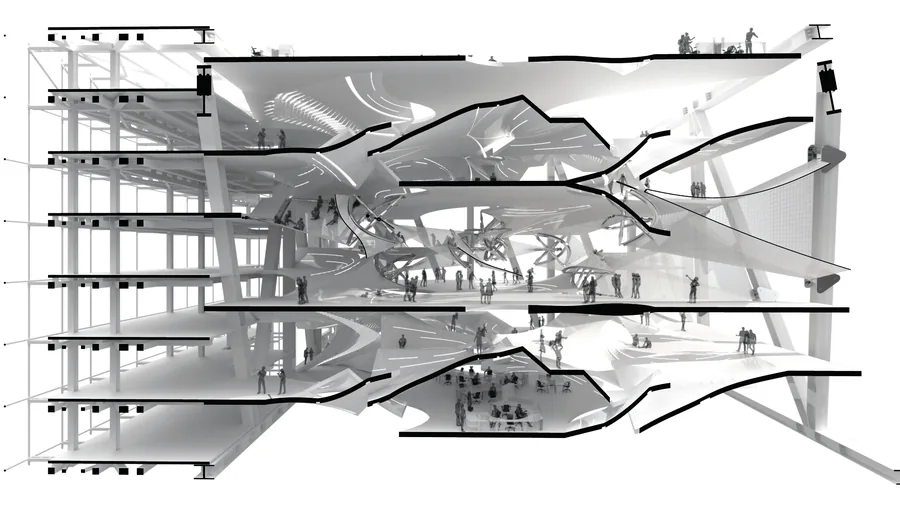 Two point section