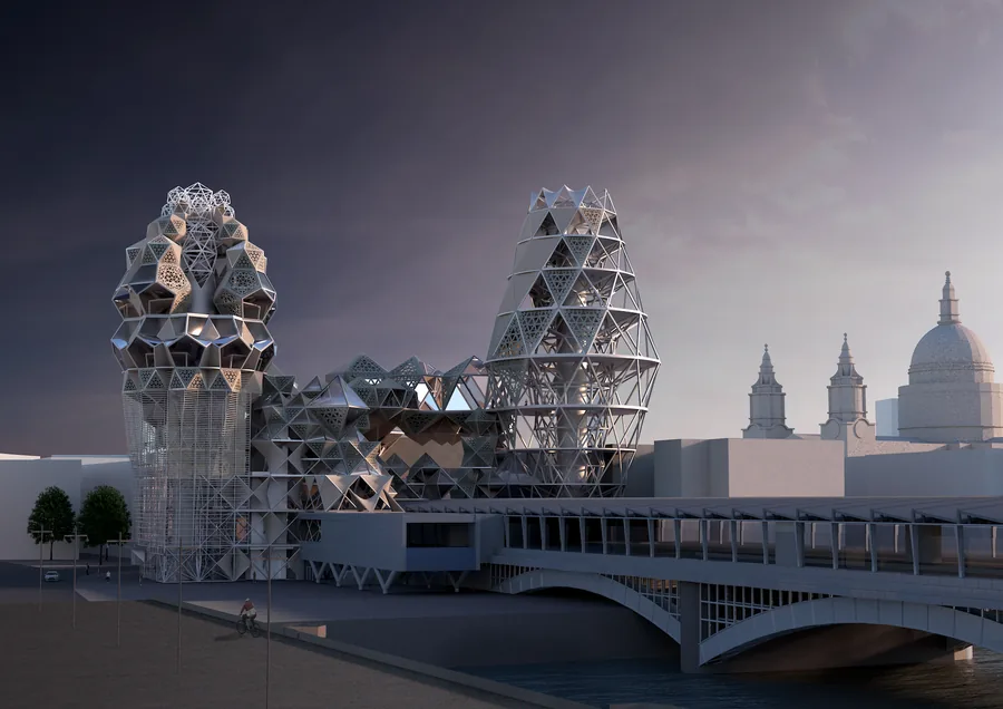 Render of the final design proposal