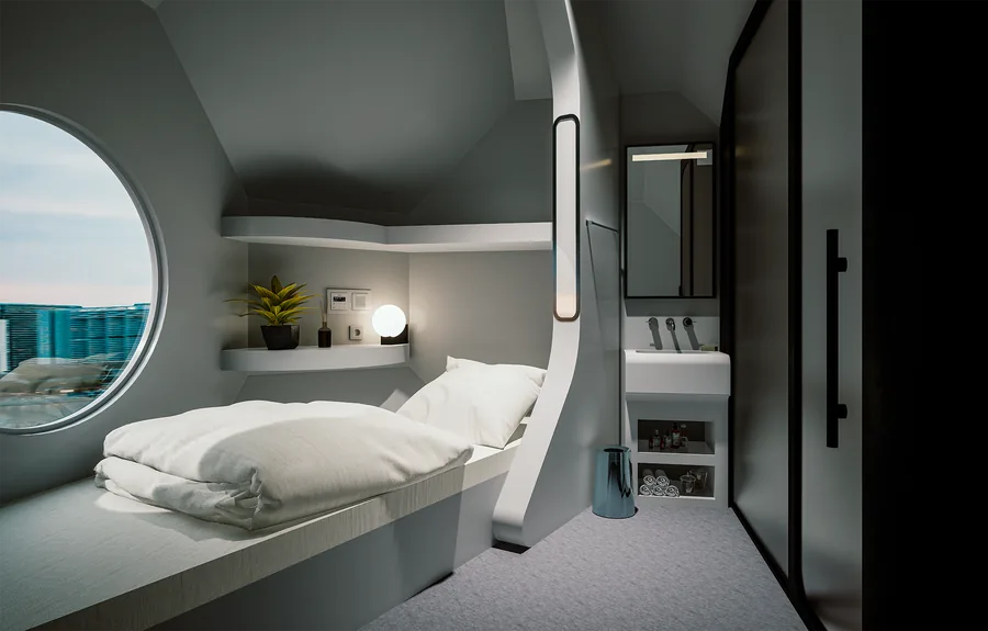 Interior Of The Residential Module