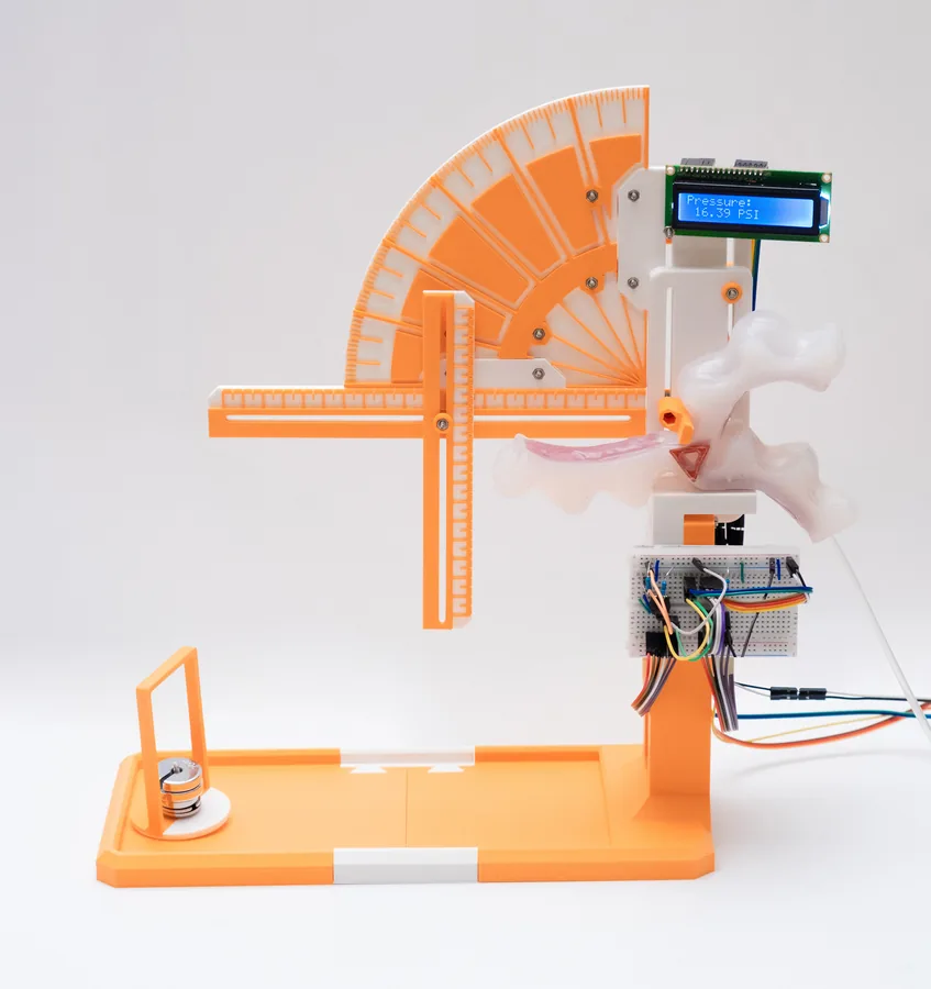 5: Testing Rig - Testing the Pneumatic Modules on Pressure, Stress and Bending Angle