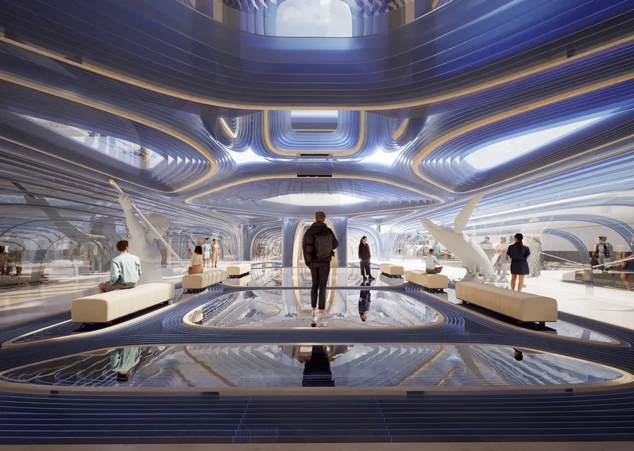 -The new space on the roof consisting of the Hybrid System is stylistically aligned with the interior, which ensures continuity as visitors experience these…