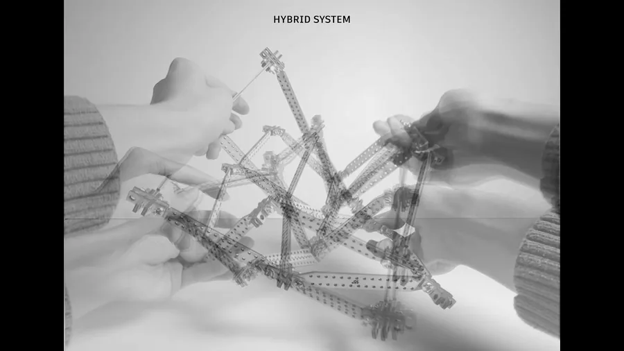 Hybrid System: deployable structure as a form-finding tool