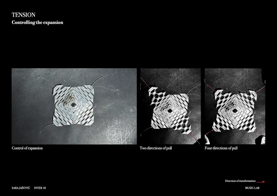With the introduction of controlling the expansion, we gain more room to manipulatethe shape and there for the sound. The shape expands unsymmetrically on all…