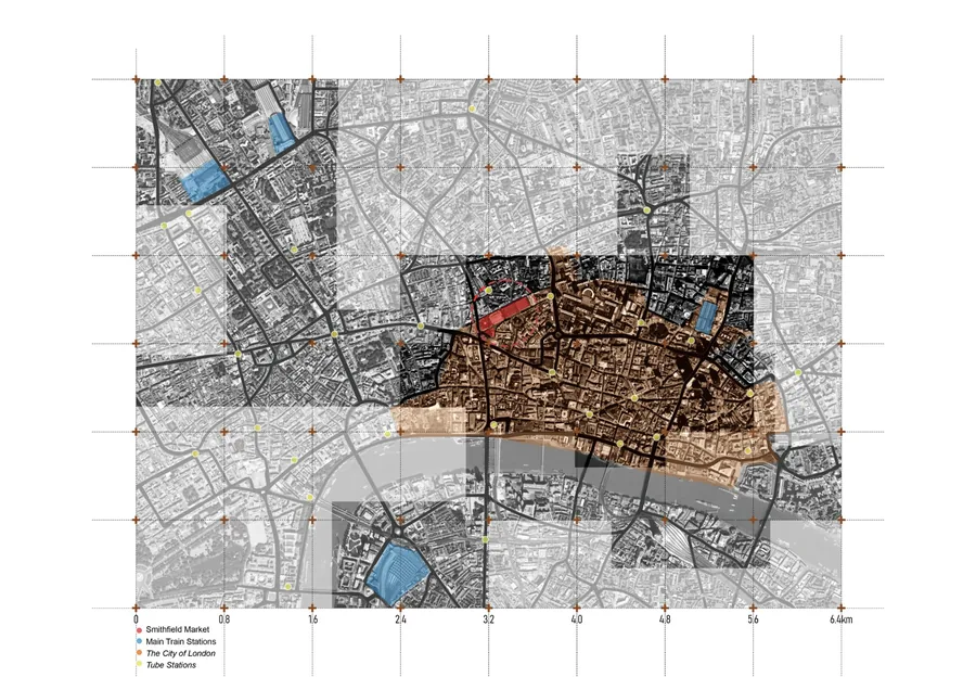 The Poultry Market in London Context.